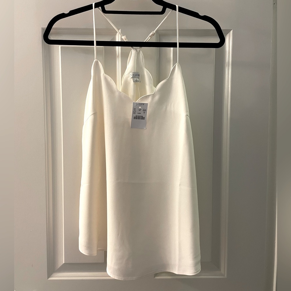 JCrew scalloped Cami